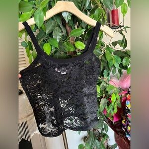 Victoria's Secret Black Lace Camisole
